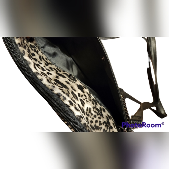 Avon Leopard Print Trim Shoulder Bag, NEW - Picture 5 of 6